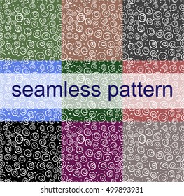 Pattern for your design. Hand-drawn, floral, doodle, zentangle. Page for coloring book. Vector illustration