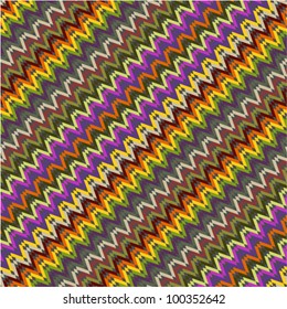 Pattern zig zag colorful