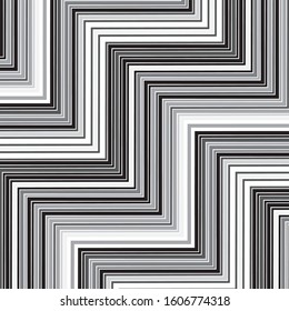 pattern with zigzag gray lines