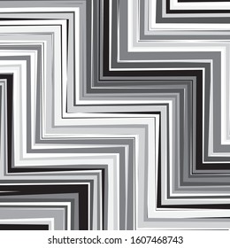 pattern with zigzag gray lines