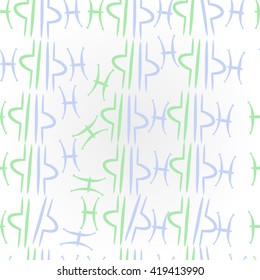 Pattern of zodiac signs, doodles, object,pisces,libra. Hand drawn.