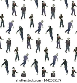 pattern  zombie walking dead backgrjund 