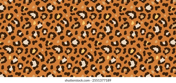 Patterned abstract background of leopard, Cheetah skin texture. Luxury, chic, fashion concept. Minimalist modern style