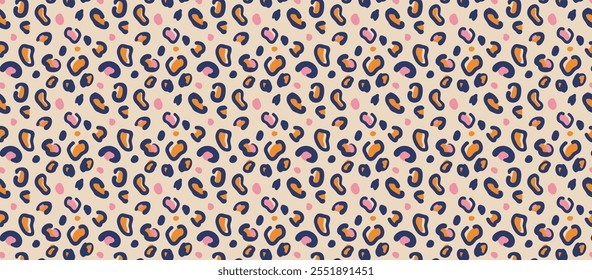 Patterned abstract background of leopard, Cheetah skin texture. Luxury, chic, fashion concept. Minimalist modern style