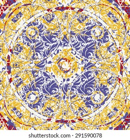 Patterned abstract texture in the form of a square frame