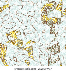 Patterned abstract texture in the form of a square frame