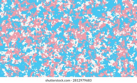Patterned background featuring the colors of the transgender flag
