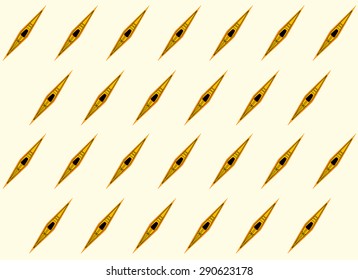 patterned background with kayaks