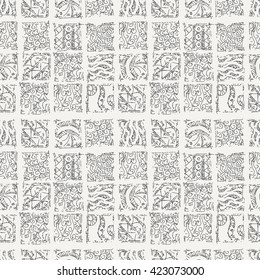 Patterned background in the style of Maya. 