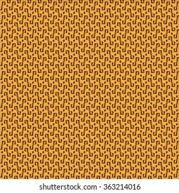 Patterned background. Yellow and brown. Seamless wallpaper. Abstract vector.