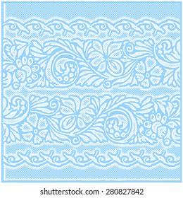 Patterned background.Victorian ornament and grunge effect. Blank invitations, greeting cards, design holiday.The pale blue color. Printing in 1 color.