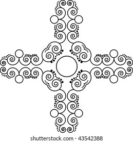 Patterned cross