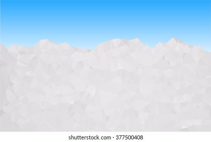 Patterned Crushed Ice Blue Background .