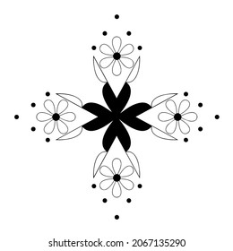 Patterned curls close-up on a white background. Fragments of vector graphics. Material for creating jewelry and seamless designs.