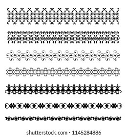 Patterned, decorative frame for decorating invitations, postcards and other printed products.