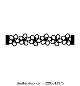 Patterned Floral Bracelet Template for Cutting Machine and Jewelry Making