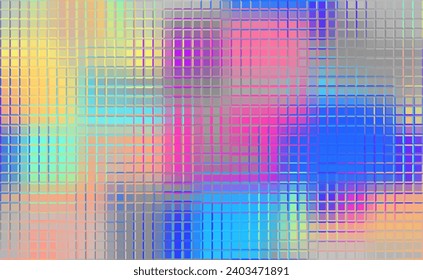 Patterned Glass Texture Illustrations. Glare effect. Abstract surface for design prints. Frosted Glass Background. Vector illustration