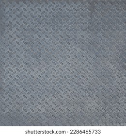 Patterned gray metal sheet board with repeat tiny protruding marks
