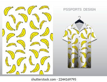 Patterned Hawaiian shirt vector background image For making backgrounds for aloha shirt wallpaper or various backdrops.