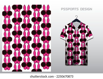 Patterned Hawaiian shirt vector background image For making backgrounds for aloha shirt wallpaper or various backdrops.