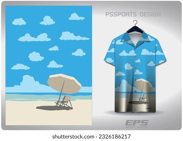 Imagen de fondo vectorial de camisas hawaianas estampadas Para hacer fondo para papel tapiz de camisas aloha o varias telarañas.