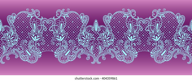 Patterned lace flower elegant ornament