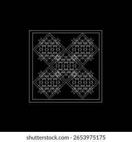 modelado, velho, mínimo, linha, quadro, fundo, arte, tecelagem, fio, grunge, tecido, estilo, moda, ornamento, roupas, elemento, clássico, cinza, repetir, em todo, ilustração, textura, papel de parede