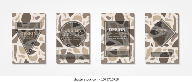 Patterned texture Terrazzo Floor, polished stone pattern background.Can be used for presentation, flyer and leaflet, brochure, corporate report, marketing, advertising.