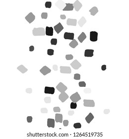 Patterno terrazzo-style. Geometric abstract shapes. Vector hand drawn pattern grey collor, eps 10