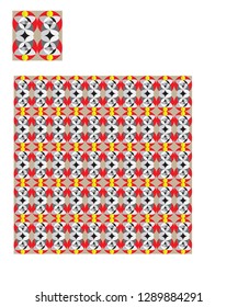 pattern/pattern is in a blackly-red color