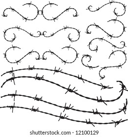 Patterns Of Barbwire Ornament 