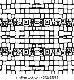 Patterns Black and White Background Vector