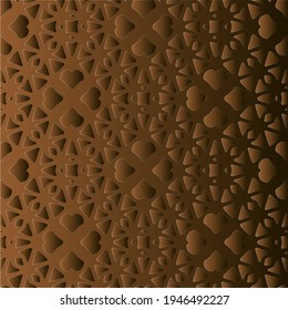 Patterns with black-and-brown-and-white gradient Abstract background. 