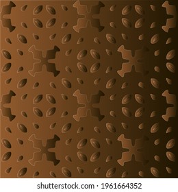  Patrones con gradiente negro y marrón y blanco. 