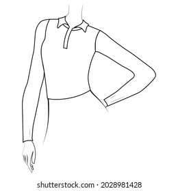 Patterns blouse design women's shirt.