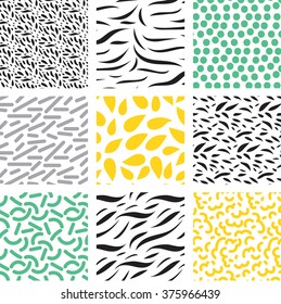 Patterns color dot black point, period, full stop, full point, awave arc arch bow curve circular arc background seamless