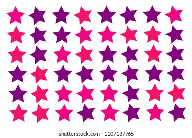 patterns colorful stars. Pattern of multi-colored vector illustration