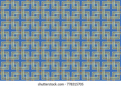 Patterns connected. Japanese traditional pattern