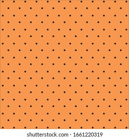 patterns consisting of black dots on an orange background