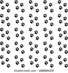 patterns design with animal footprints shape. wallpaper  repeat and seamless