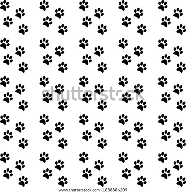 patterns design with animal footprints shape.\
wallpaper  repeat and\
seamless