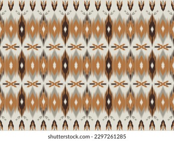 Patterns ethnic oriental iKat pattern traditional design for background backdrop carpet wallpaper clothing batik fabric tribal textile vector illustration embroidery pattern design for decorations.
