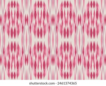 Patterns ethnic oriental iKat pattern traditional design for background backdrop carpet wallpaper clothing batik fabric tribal textile vector illustration ikat print embroidery style for  decorations 