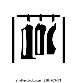 patterns fabric production glyph icon vector. patterns fabric production sign. isolated symbol illustration