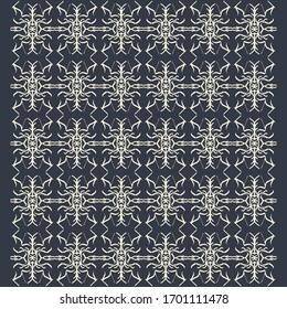 patterns of flora ornamen surface tiles