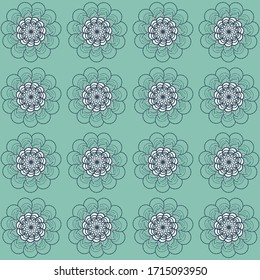 patterns of flora ornamen surface tiles