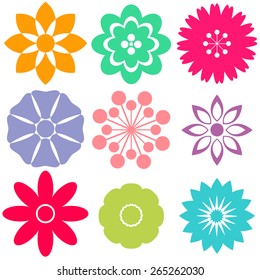 Patterns of flower design samples