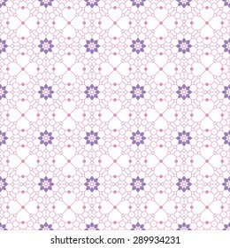 Patterns with flowers and abstract decorative elements design
