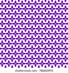 Patterns in the form of flower on white background
