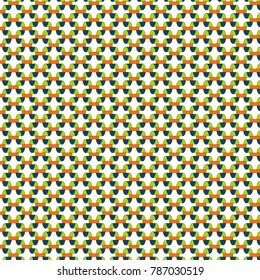 Patterns in the form of a snake from the top down
